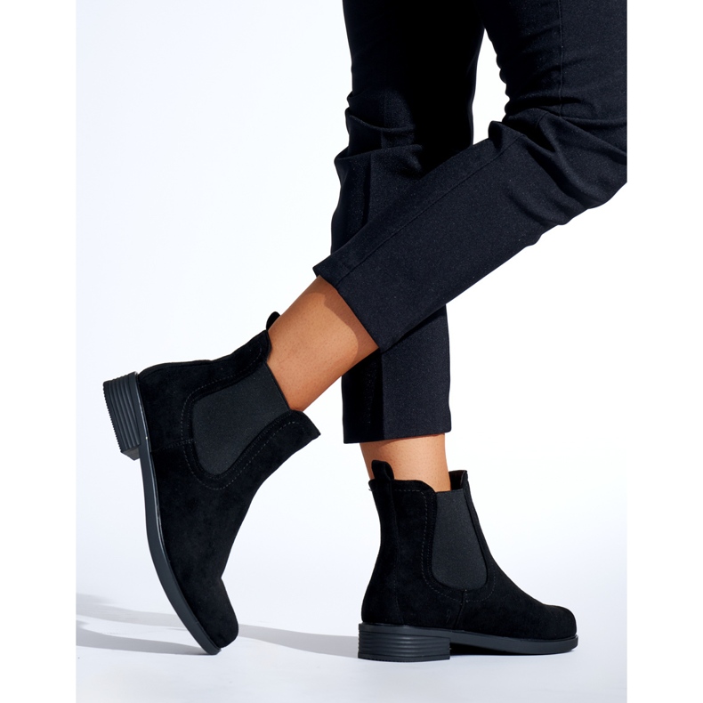 SHELOVET Stivaletti Chelsea alla moda nero 2