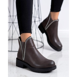 SHELOVET Stivaletti Chelsea alla moda grigio 2