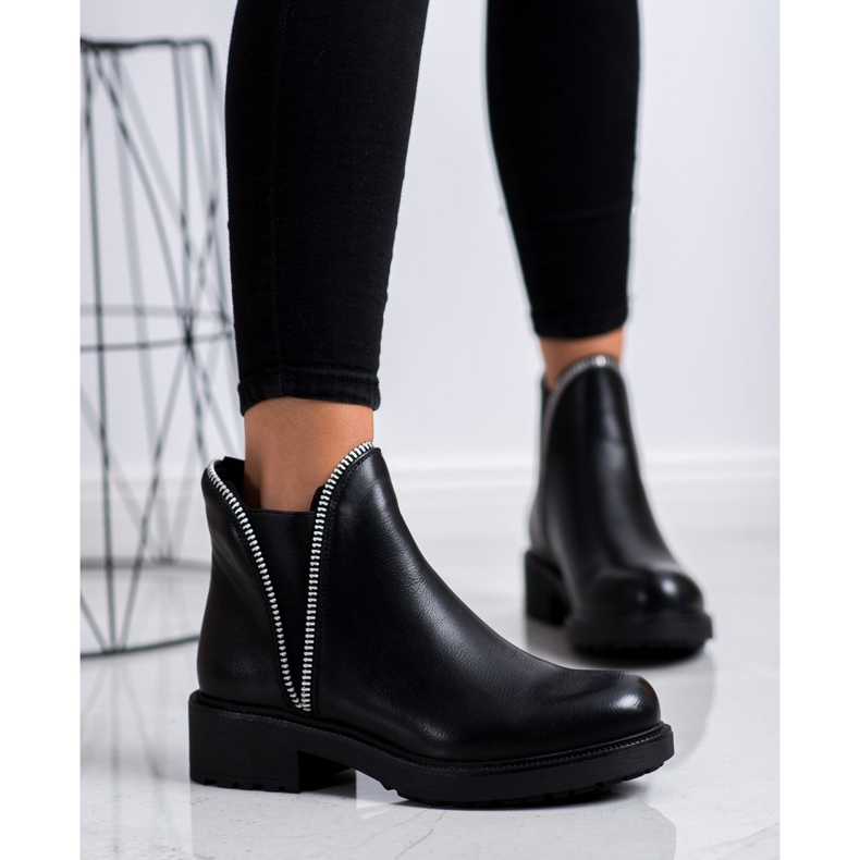 SHELOVET Stivaletti Chelsea alla moda nero 1
