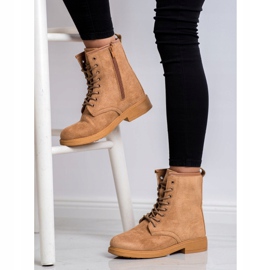 Emaks Trapper in pelle scamosciata marrone 2