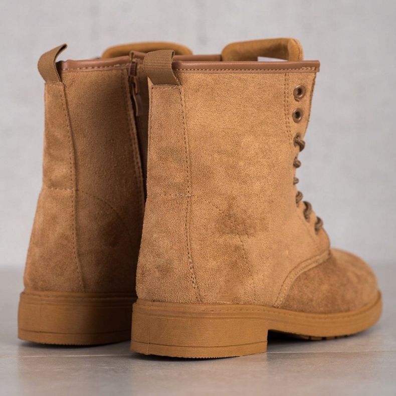 Emaks Trapper in pelle scamosciata marrone 1