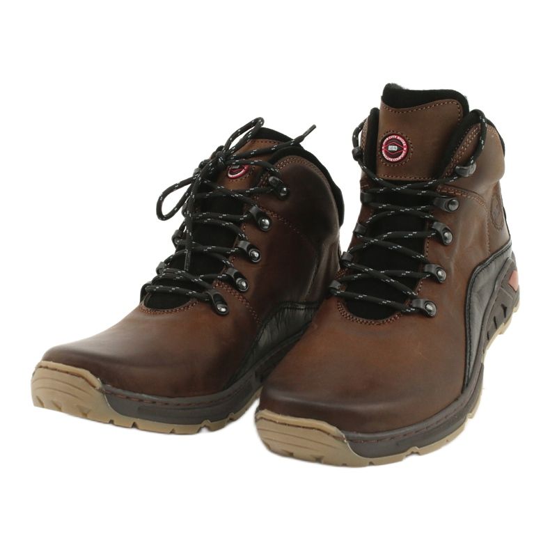 Scarponi da trekking da uomo Riko 903 marrone / nero 2