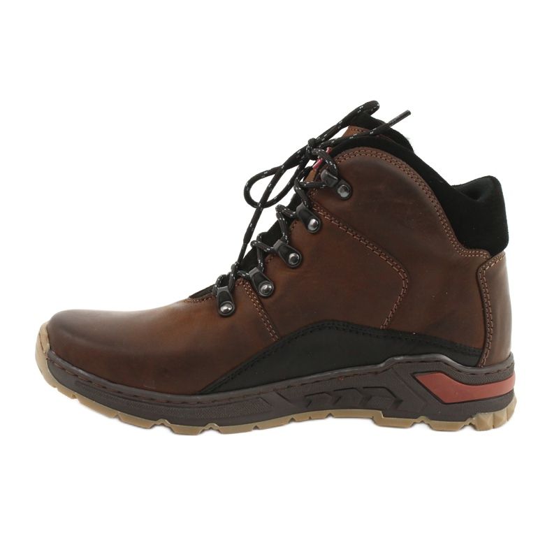 Scarponi da trekking da uomo Riko 903 marrone / nero 1