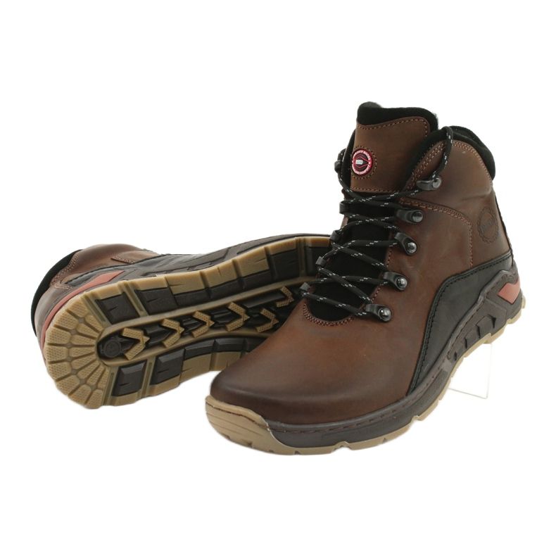 Scarponi da trekking da uomo Riko 903 marrone / nero 3