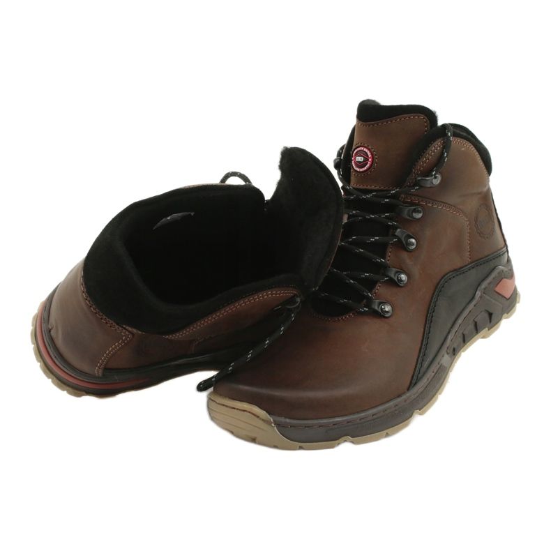 Scarponi da trekking da uomo Riko 903 marrone / nero 4