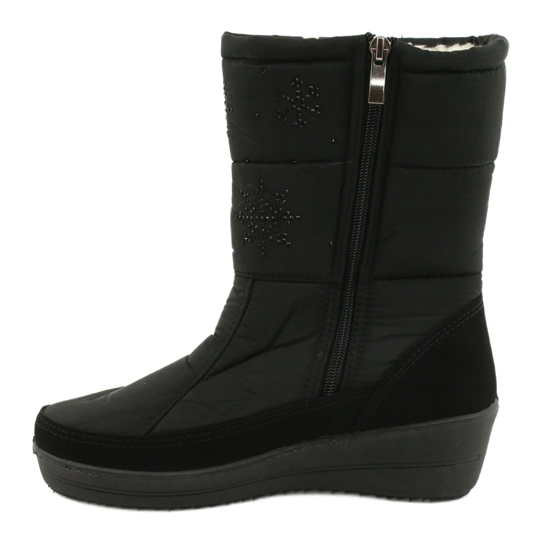 Doposci in pelliccia leggera Progress 20-01 nero 1