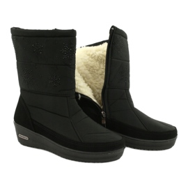 Doposci in pelliccia leggera Progress 20-01 nero 3