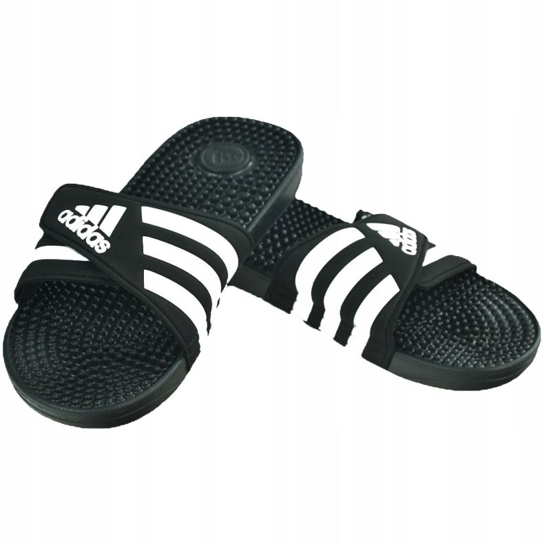 Pantofole da uomo Adidas Adissage nere F35580 nero 1