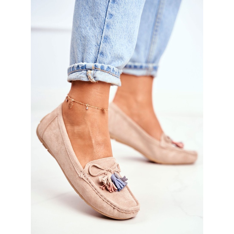 Evento Mocassini Donna Suede 20PB35-2003 Beige Donna Mia 4
