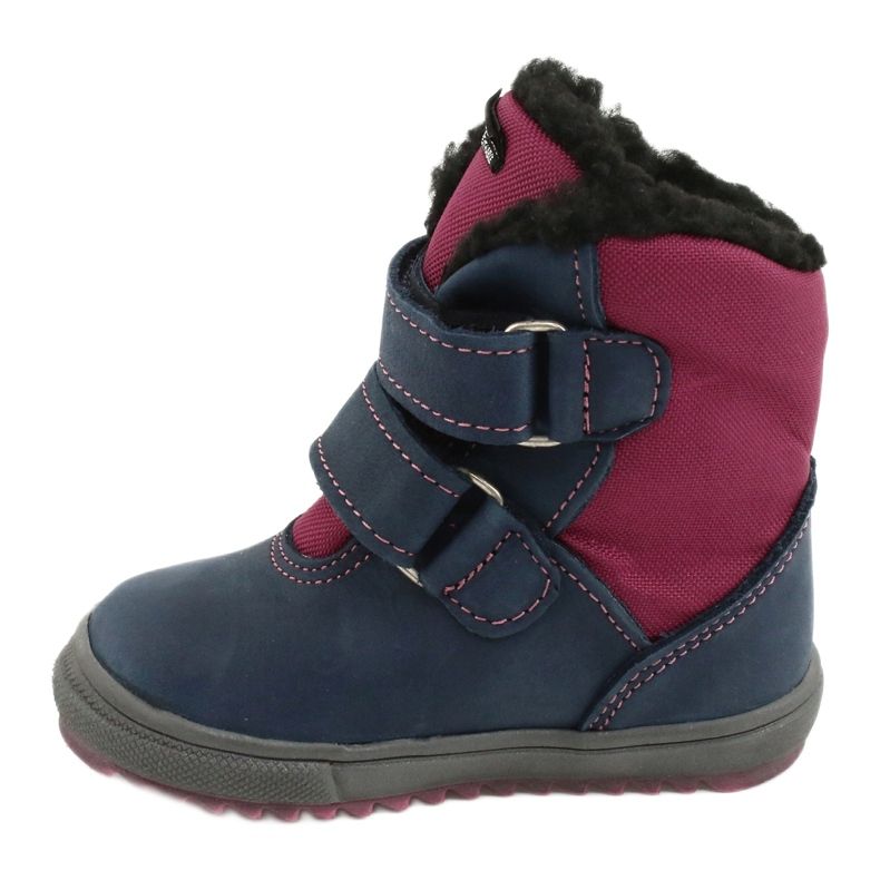 Stivali stivali con membrana TE-POR Mazurek 1351 M blu navy rosa 1