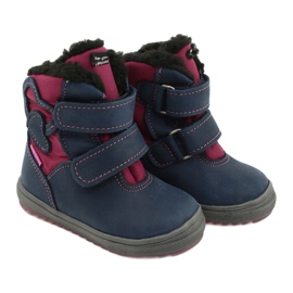 Stivali stivali con membrana TE-POR Mazurek 1351 M blu navy rosa 4