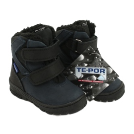 Stivali stivali con membrana blu navy Mazurek 1351 nero 4
