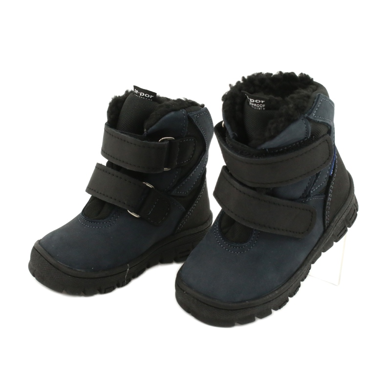 Stivali stivali con membrana blu navy Mazurek 1351 nero 2
