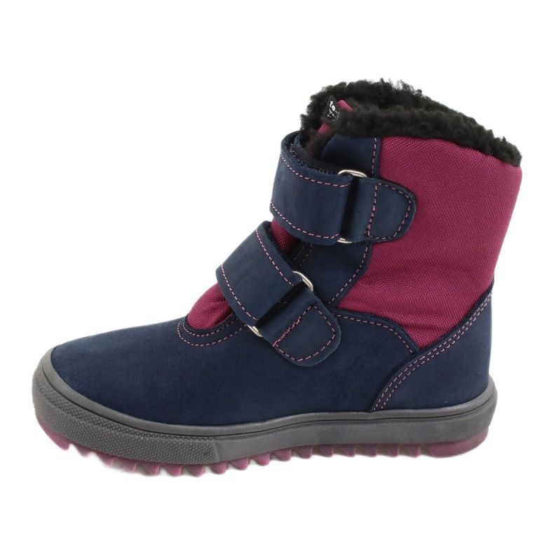 Stivali con membrana TE-POR Mazurek 1351 M blu navy rosa 1