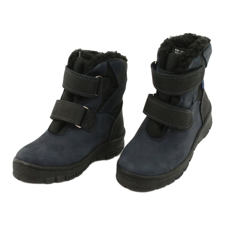 Stivali con membrana Mazurek 1351 blu navy nero 2