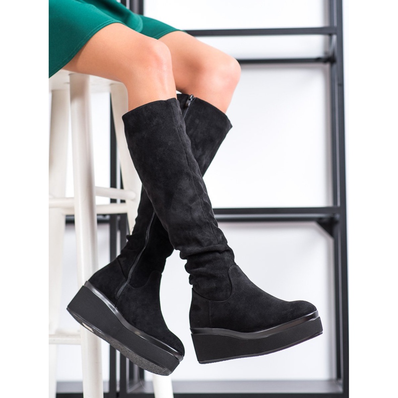 Stivali Sulla Piattaforma Di Sergio Leone nero 1