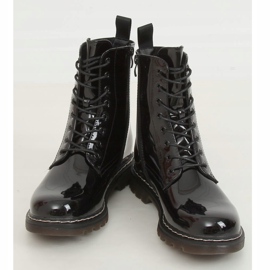 Giacche di martore laccate nere MS-1945 Black nero 2