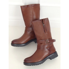 Stivali militari marroni RB98P Camel marrone 1