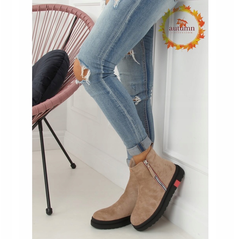 Scarpe basse su suola beige NS150P Beige 1