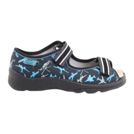 Scarpe per bambini Befado 869X143 blu grigio multicolore 1