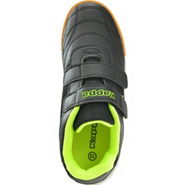 Kappa Kickoff T scarpe bambino nero e giallo 260509T 1140 1