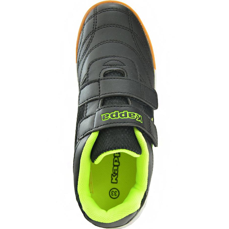 Kappa Kickoff T scarpe bambino nero e giallo 260509T 1140 1