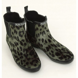 Stivali da pioggia verdi ocelot SY103 Taupe verde 1