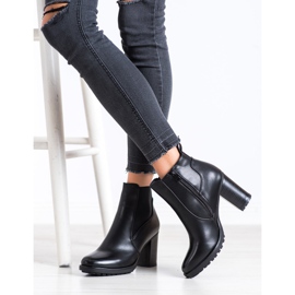 Lovery Stivali casual con tacco alto nero 1