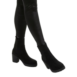 Stivaletti neri con calzino Frostray nero 1