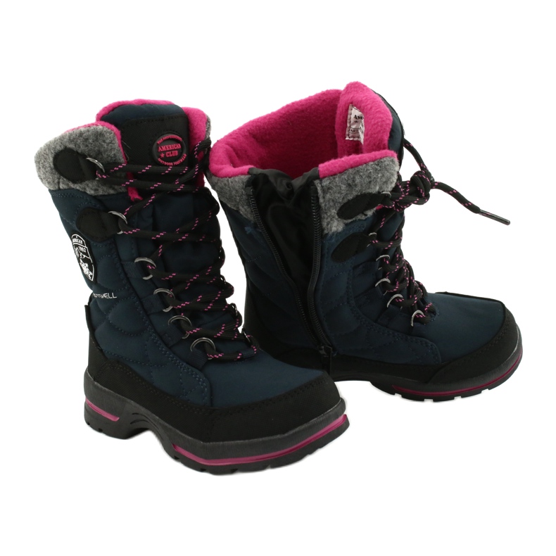 Doposci con membrana American Club SN15/20 navy blu navy rosa grigio 3
