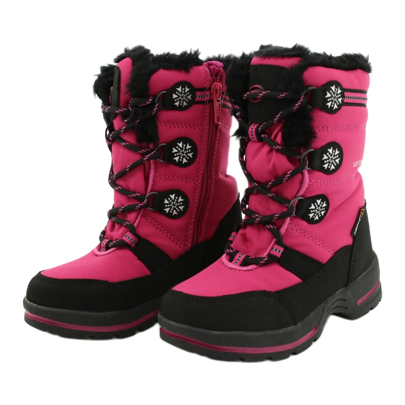 American Club Stivali impermeabili americani softhell SN13/20 fucsia nero rosa 2