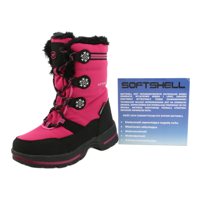 American Club Stivali impermeabili americani softhell SN13/20 fucsia nero rosa 4