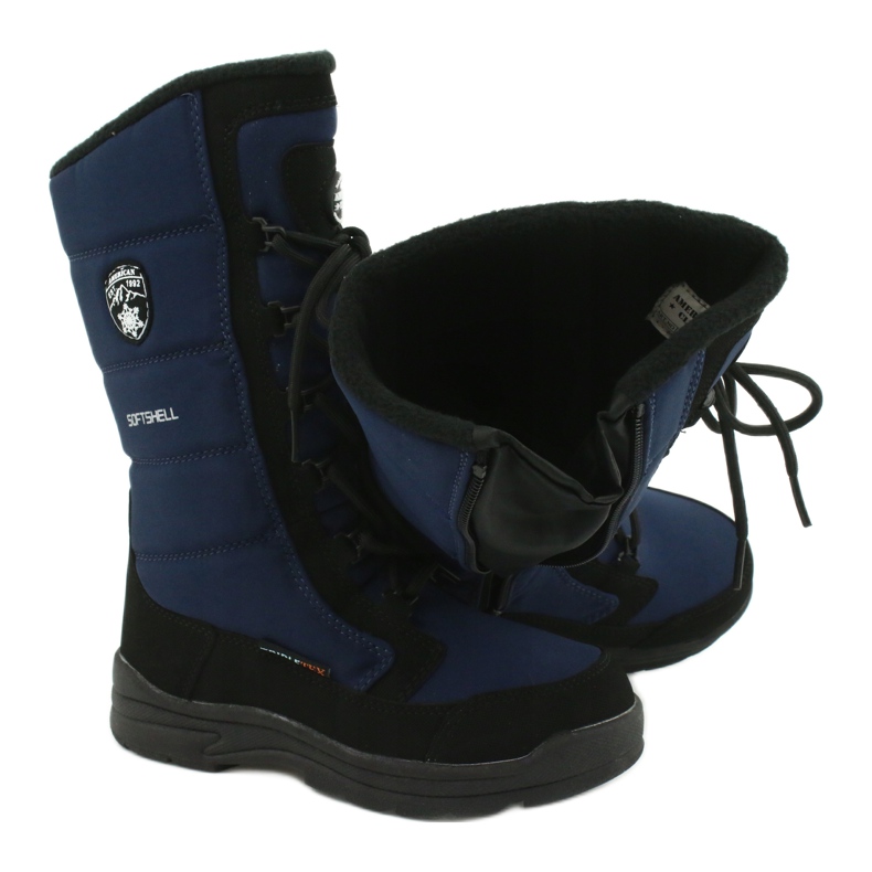 American Club Stivali softshell americani con membrana SN12 / 20 navy nero blu navy 4