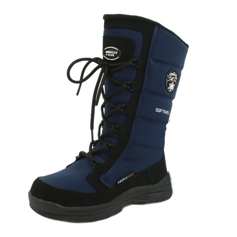 American Club Stivali softshell americani con membrana SN12 / 20 navy nero blu navy 6