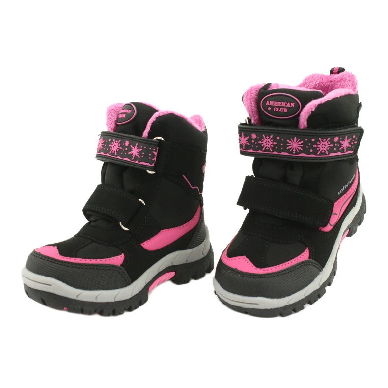 American Club Stivali americani impermeabili con membrana HL46 / 20 nero rosa 3