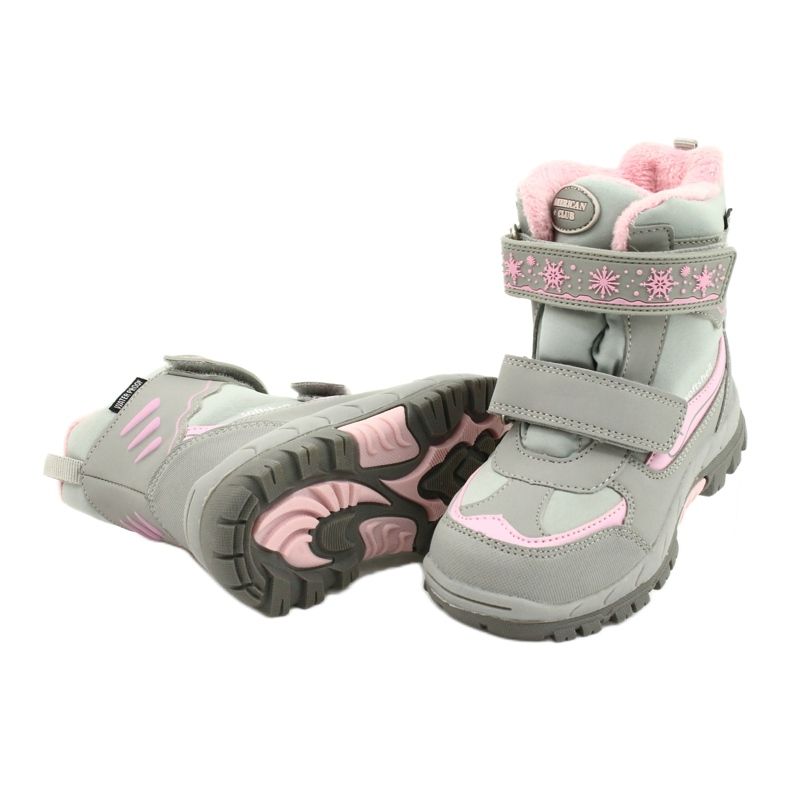 American Club Stivali americani impermeabili con membrana HL46 / 20 rosa grigio 3