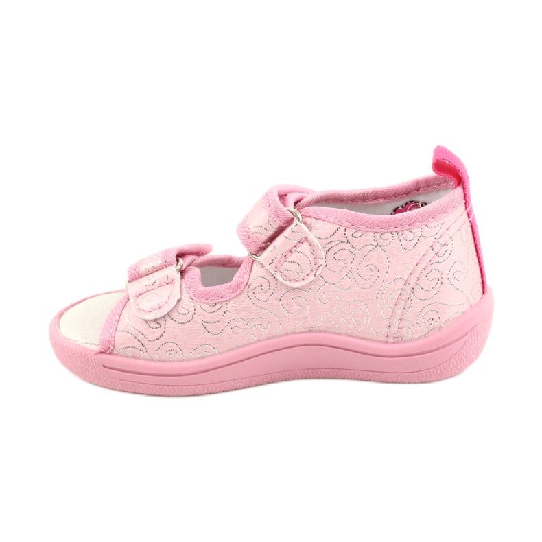 American Club Sandali ciabatte americane TEN38/20, inserto in pelle rosa 1