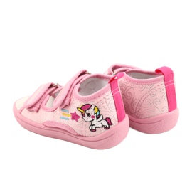 American Club Sandali ciabatte americane TEN38/20, inserto in pelle rosa 5