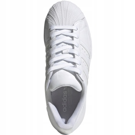 Scarpe da bambino Adidas Superstar J bianche EF5399 bianca 1