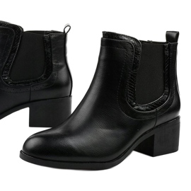 Stivali neri da stivali Jodhpur isolati Bluehill nero 1