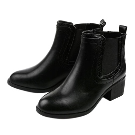 Stivali neri da stivali Jodhpur isolati Bluehill nero 2