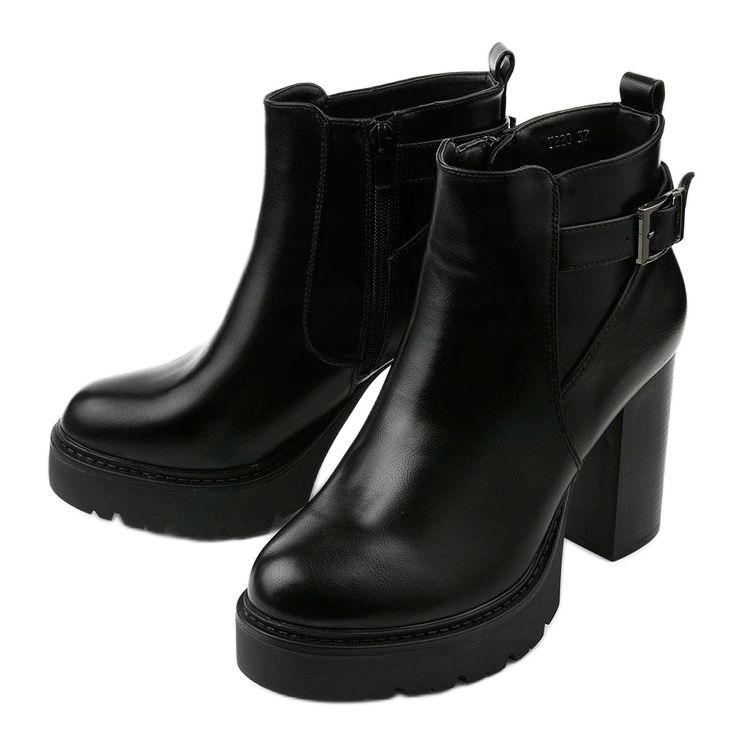 Stivaletti neri con cerniera Forestcreek nero 2