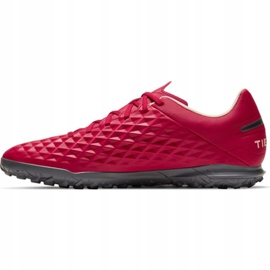 Nike Tiempo Legend 8 Club Tf AT6109 608 scarpe da calcio rosso rosso 1