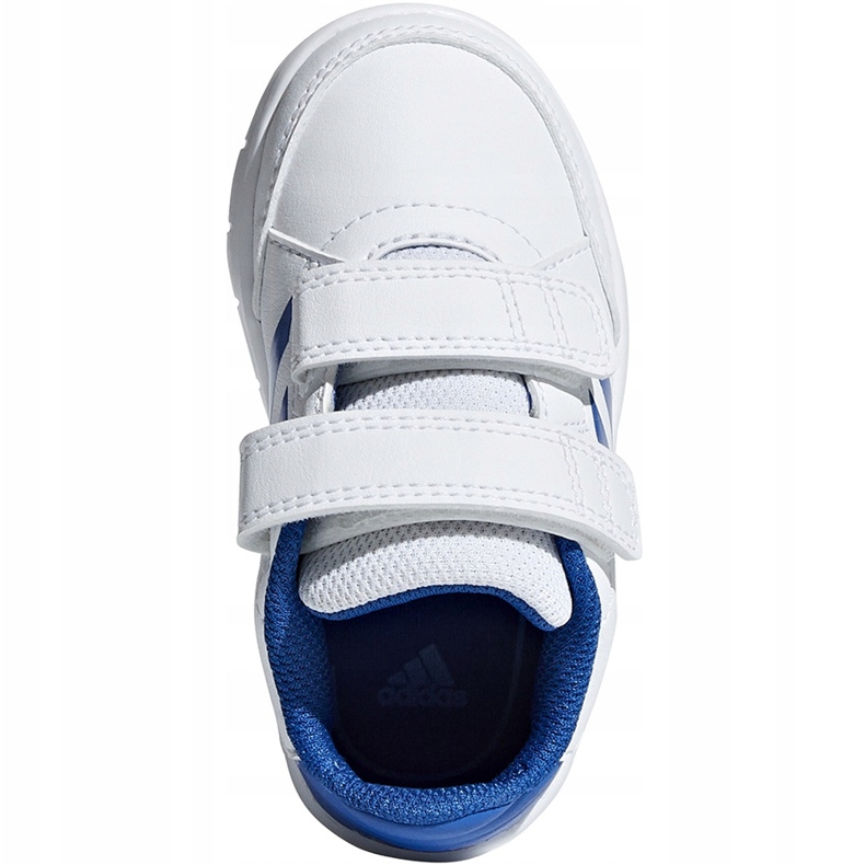 Adidas AltaSport Cf I scarpe da bambino bianche e blu D96844 bianca 1