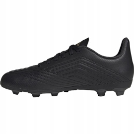 Adidas Predator 19.4 FxG Junior scarpe da calcio nere EF8989 nero nero 1
