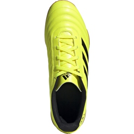 Adidas Copa 19.4 In scarpe da calcio gialle F35487 nero giallo 1