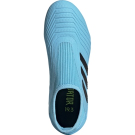 Scarpe calcio adidas Predator 19.3 Ll Fg Junior blu EF9039 1