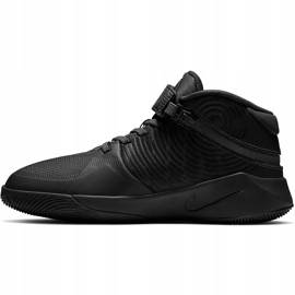 Nike Team Hustle 9 Flyease nero scarpe da bambino BV2952 010 1