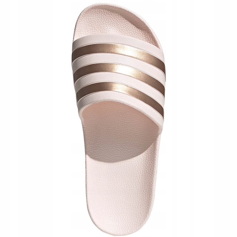 Ciabatte Adidas Adilette Aqua donna rosa e oro FW4291 d'oro 1