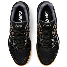 Asics Upcourt 4 nero 1071A053 001 scarpe da pallavolo uomo 1